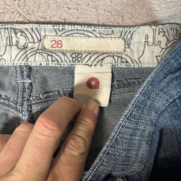 Akademiks Jeans Women’s Size 28x31 Embroidered Low Rise Boot Cut 90s Style Y2K - Picture 8 of 14